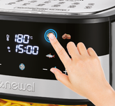 Newal 8 Lt Dijital Dokunmatik Fritöz Airfryer Beyaz